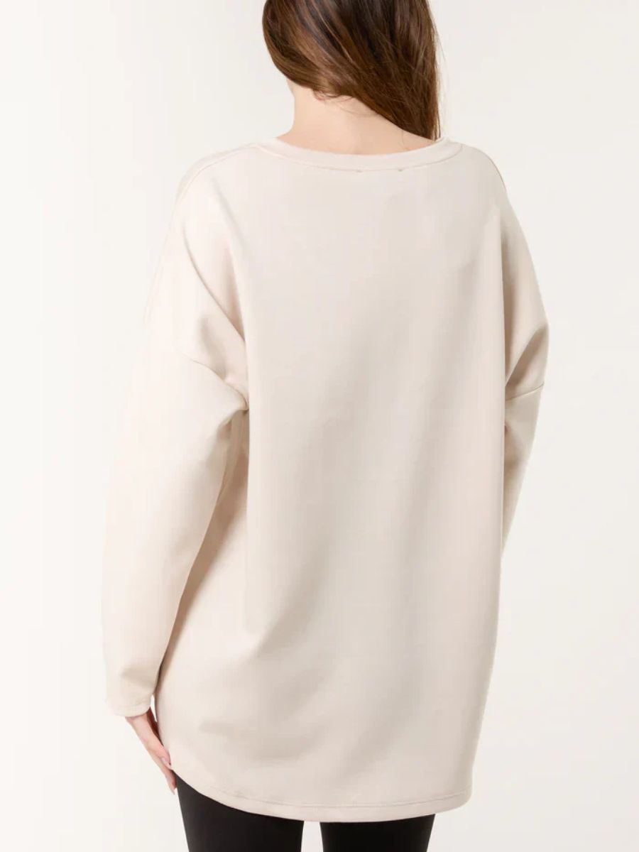 New York V Neck Sweater