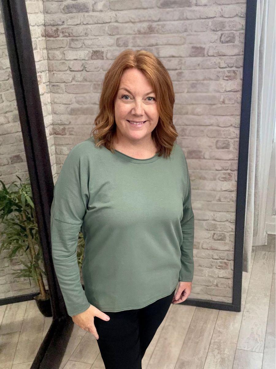 Loopback Crew Neck Sweatshirt
