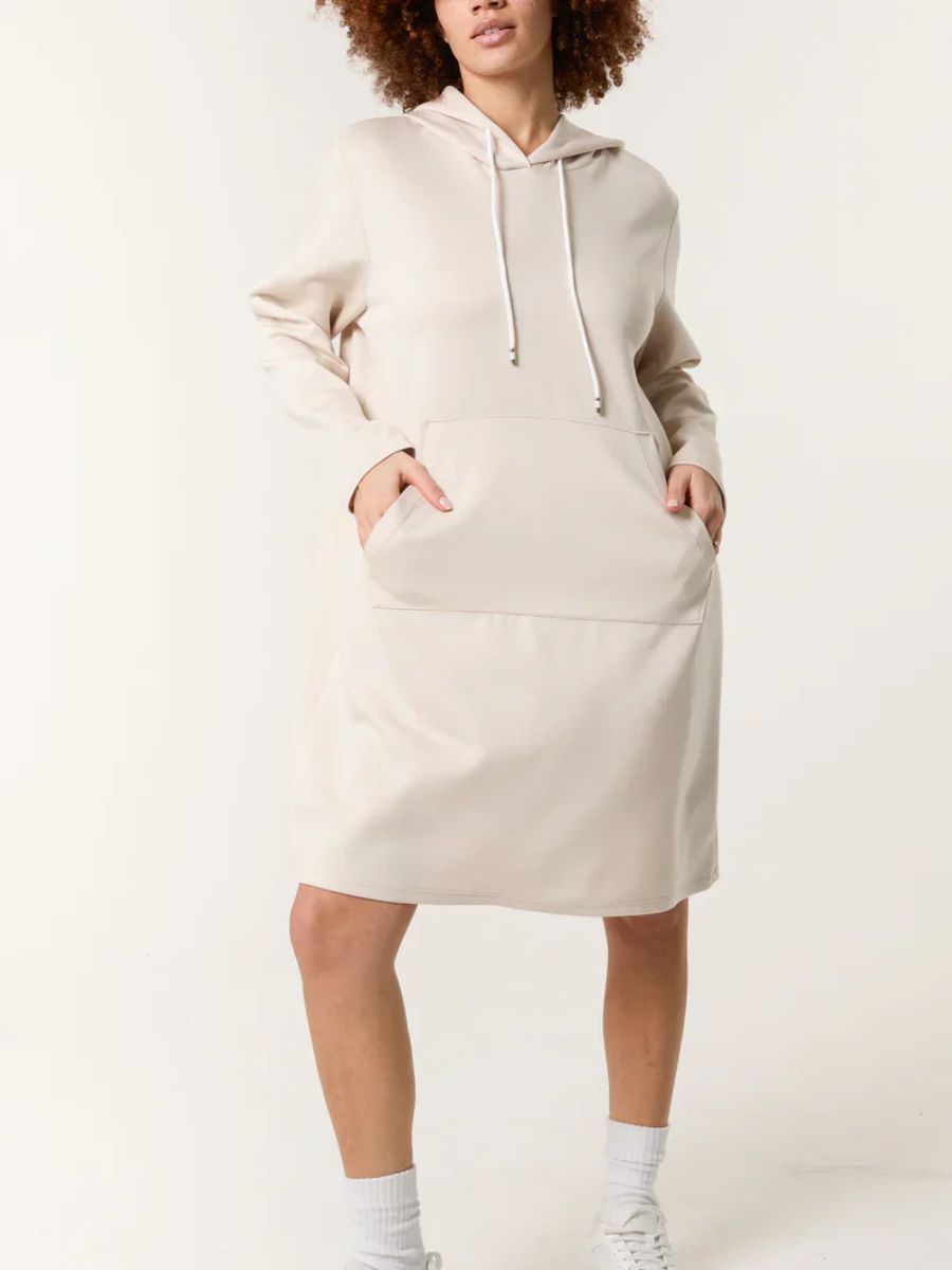 Soft Touch Hooded Sweatshirt Dress