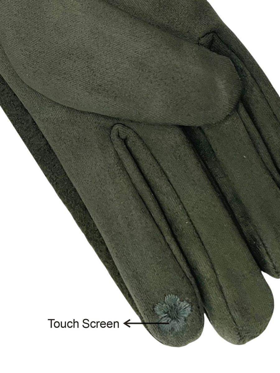 Poppy Gloves with 3D Poppy