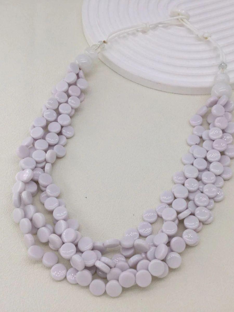 Short Circle Strand Necklace