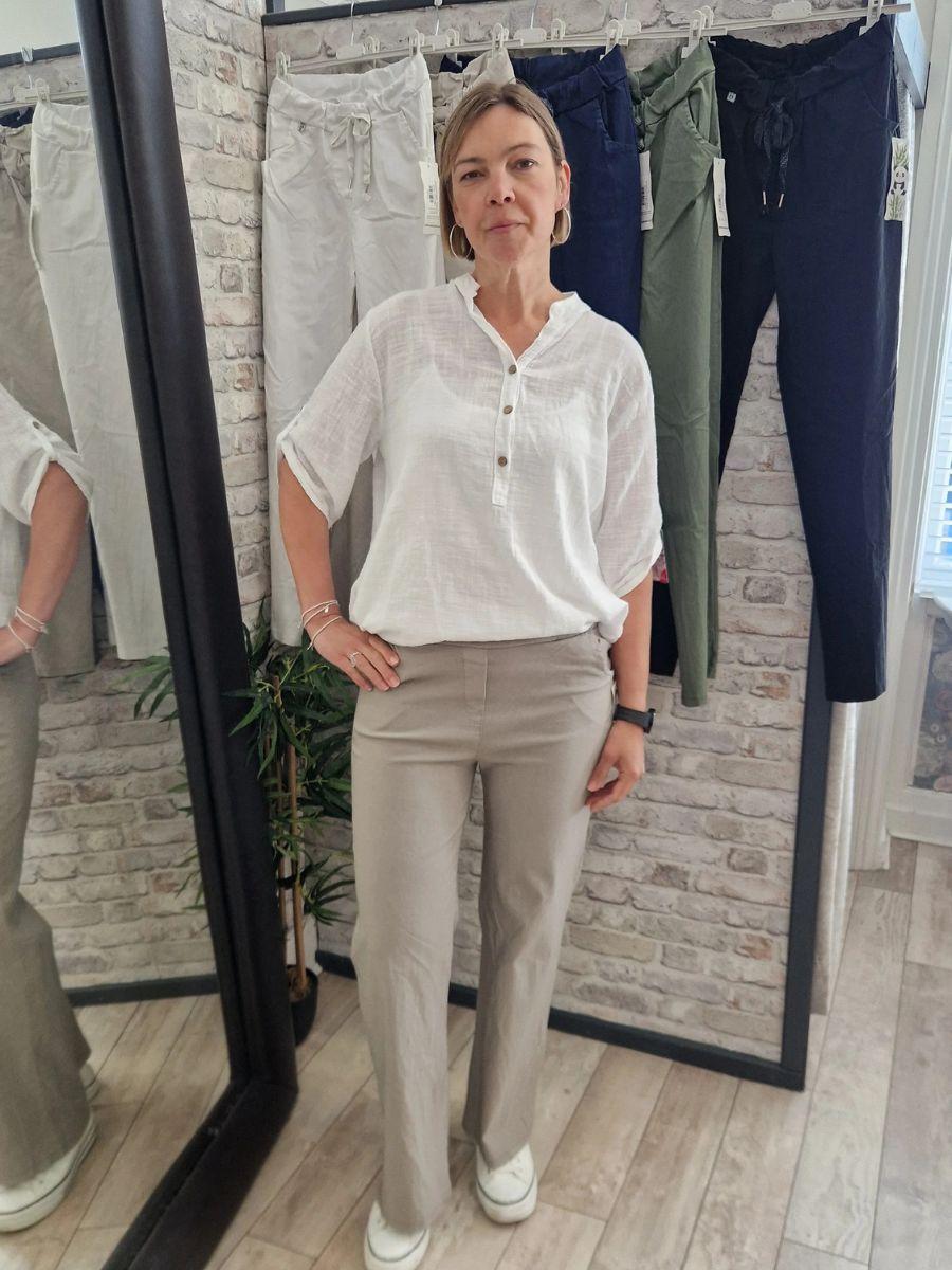 Straight Fit Magic Trouser