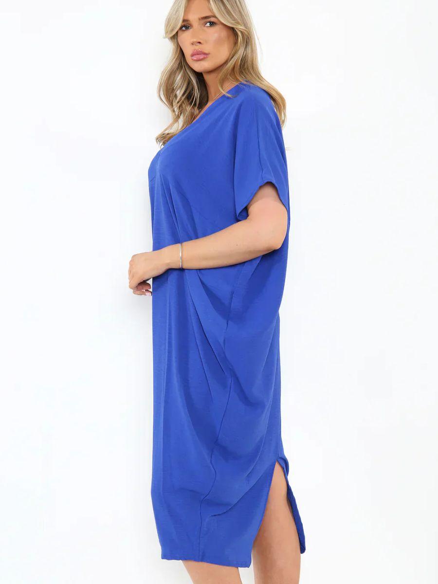 V Neck Tunic Dress