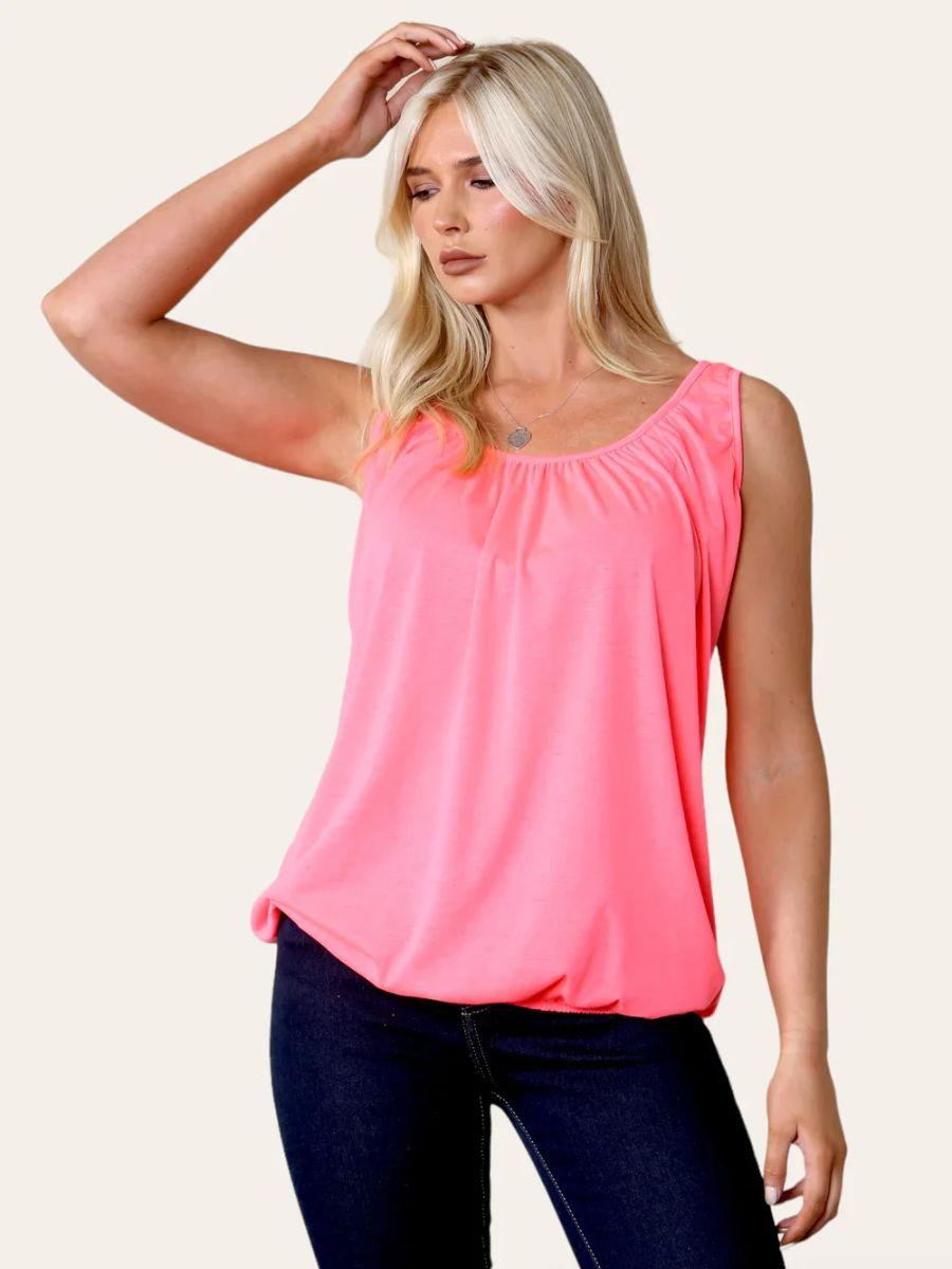 Elastic Hem Vest