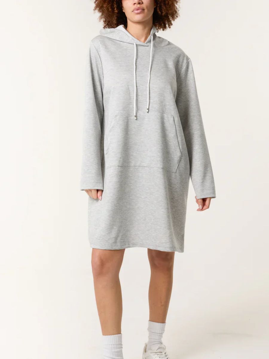 Soft Touch Hooded Sweatshirt Dress