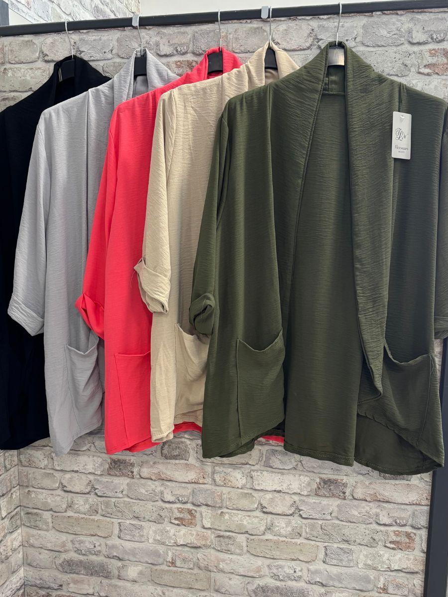 Open Front Lightweight Jacket