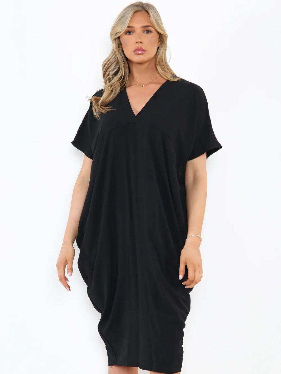 V Neck Tunic Dress
