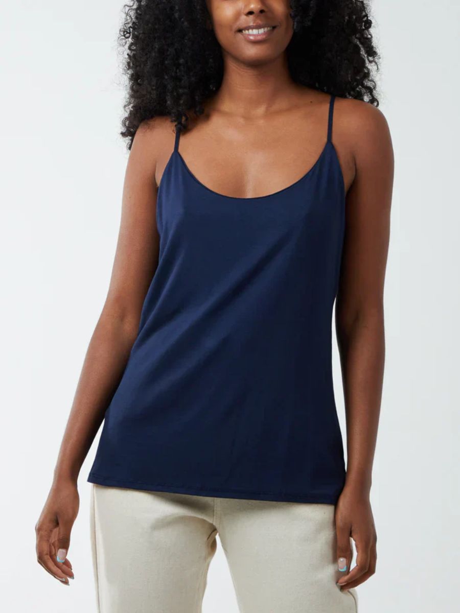 Lined Adjustable Cami Vest