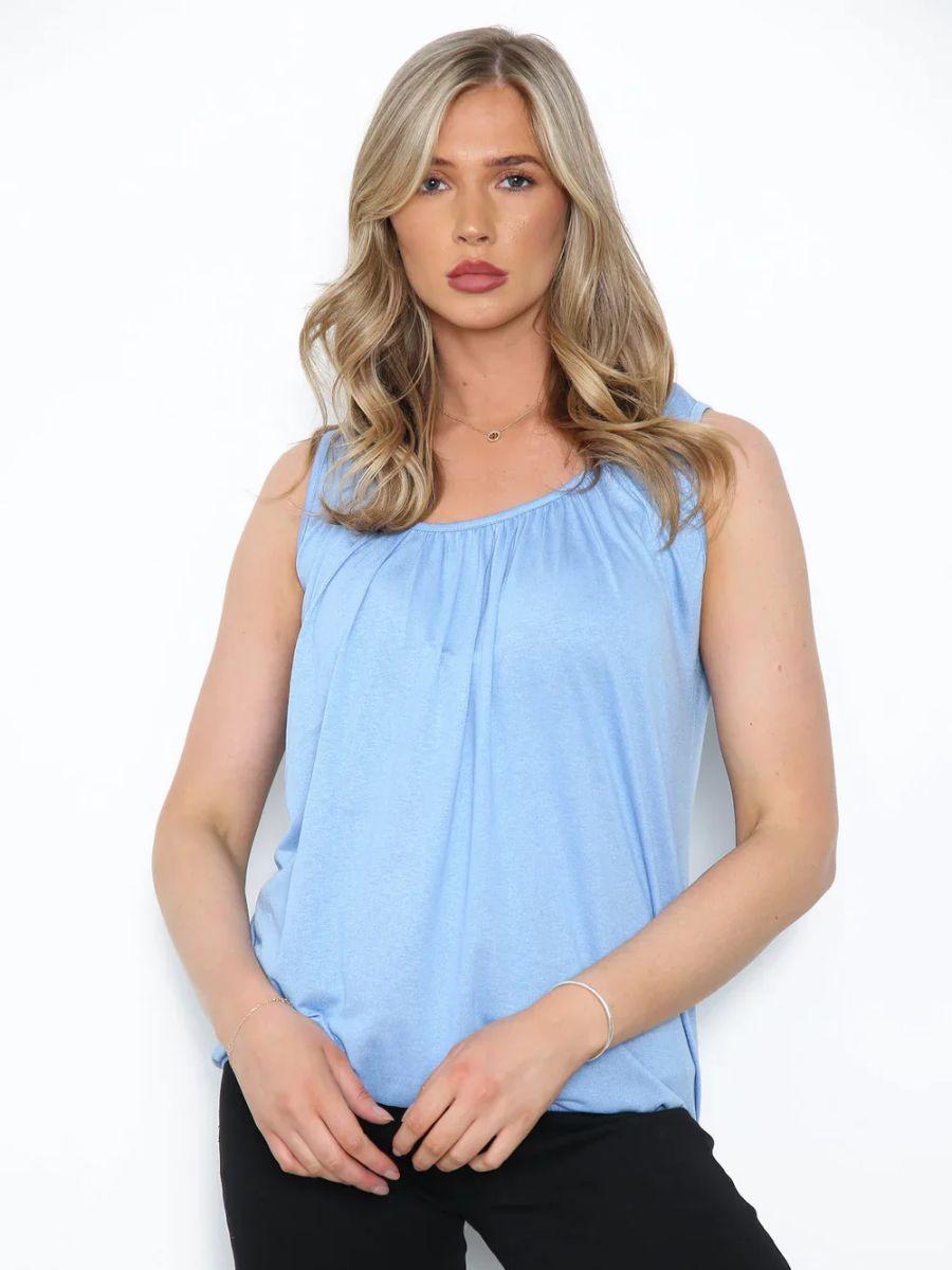 Elastic Hem Vest