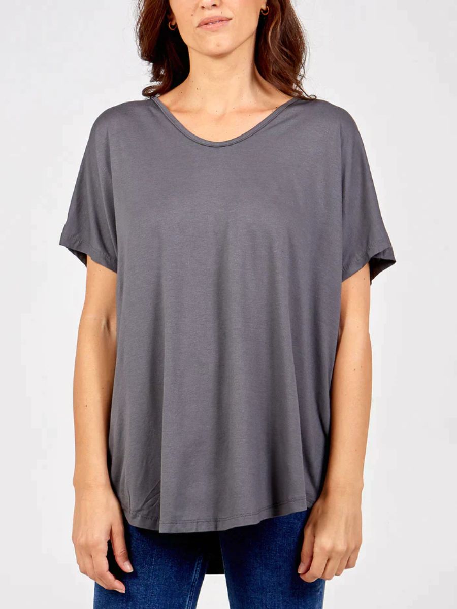 Soft VNeck Plain T-Shirt