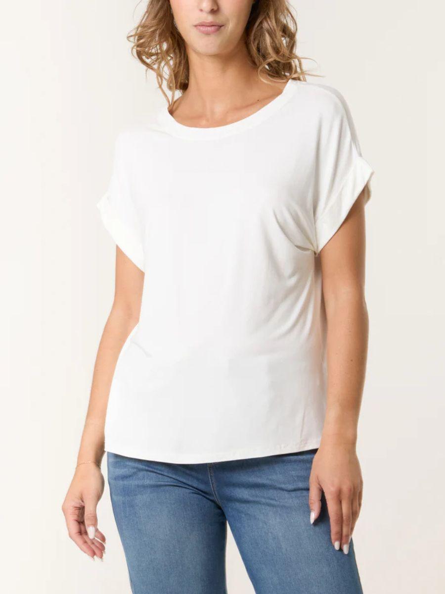 Soft Round Neck Short Sleeve T-Shirt