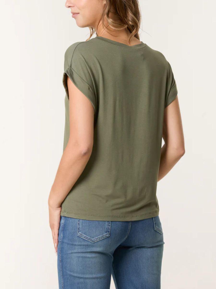 Soft Round Neck Short Sleeve T-Shirt