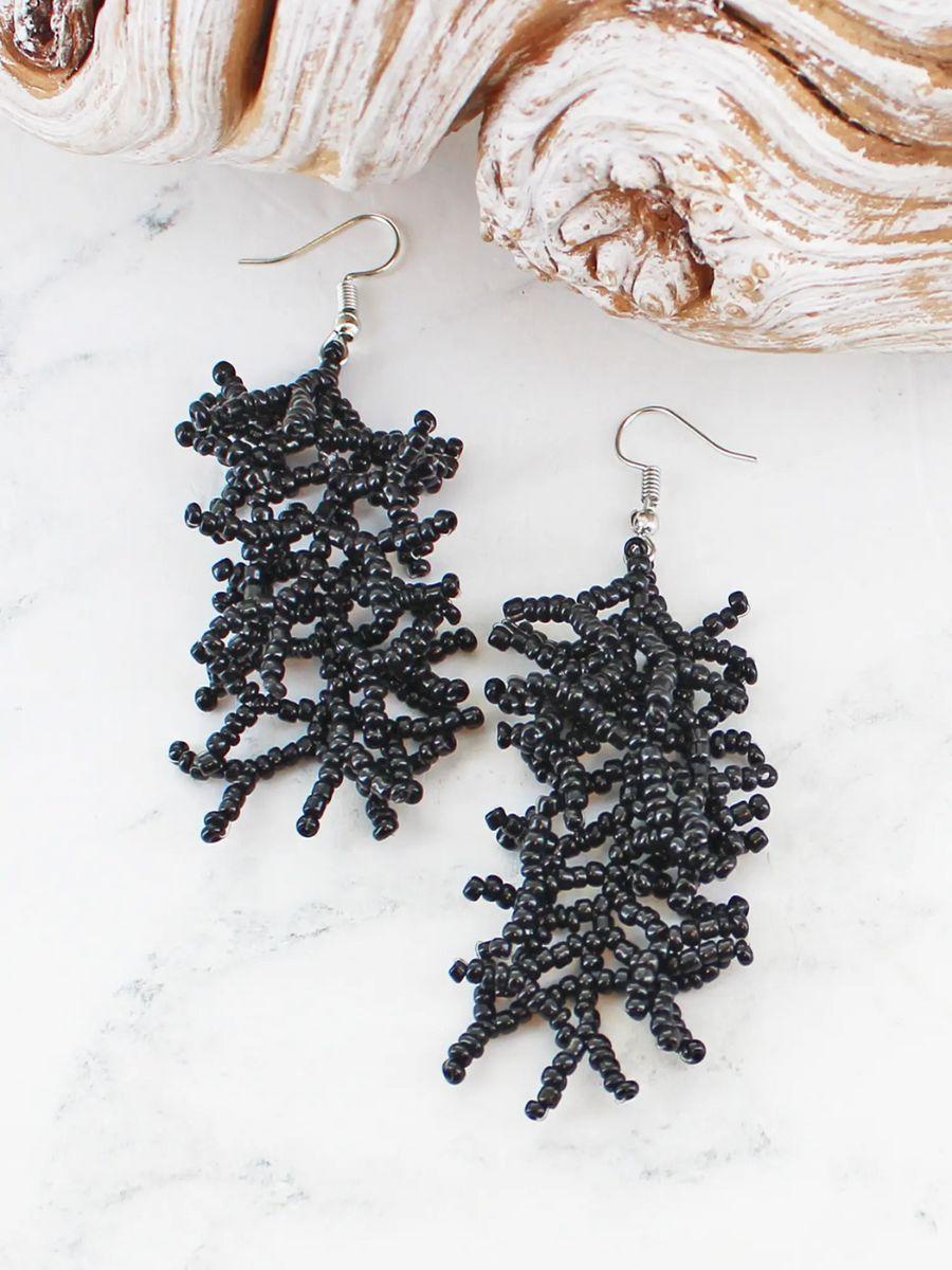 Beaded Drop Earrings