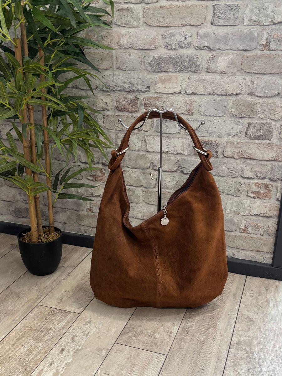 Suede Shoulder Bag