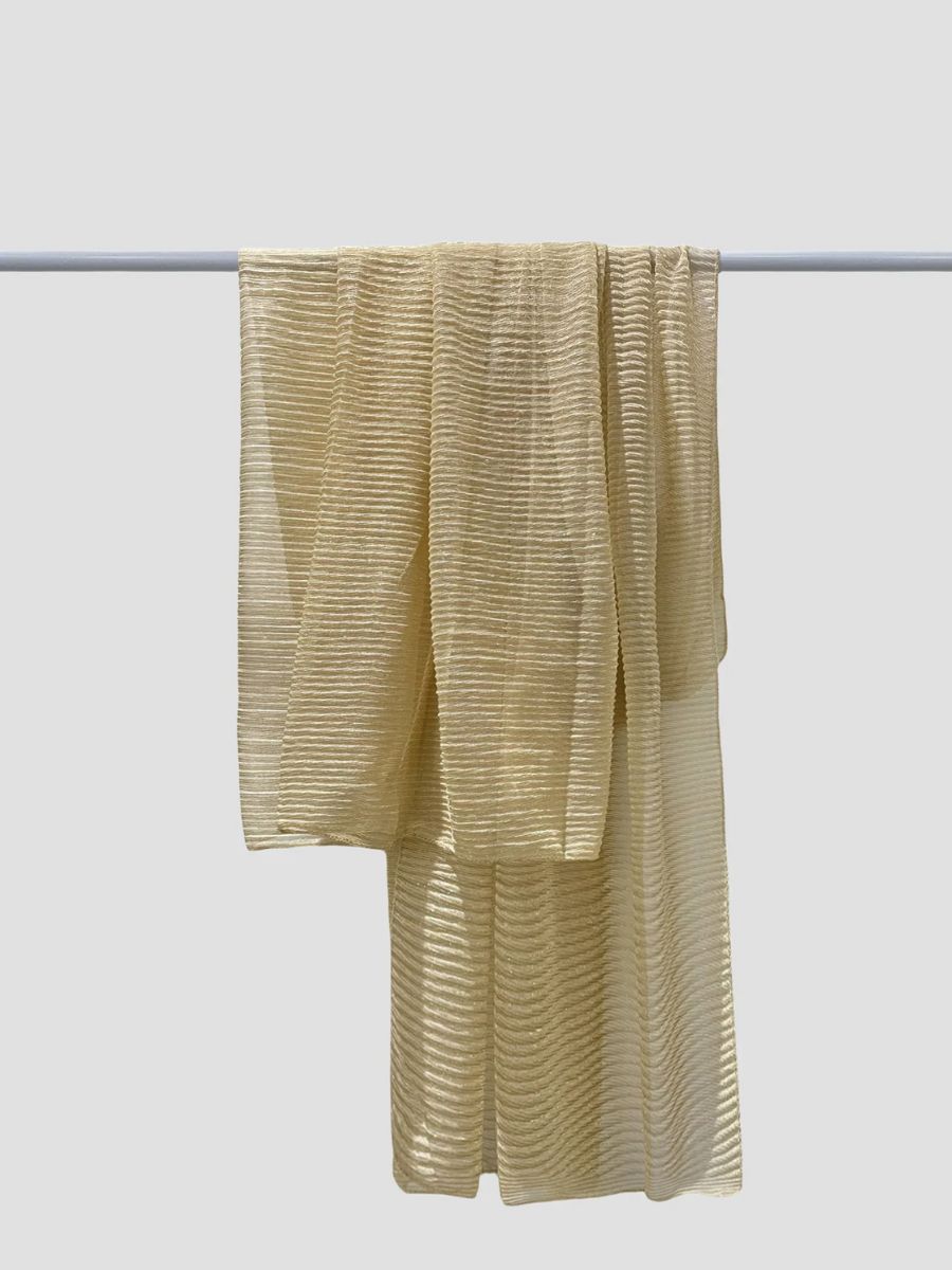 Plain Shimmer Metallic Scarf
