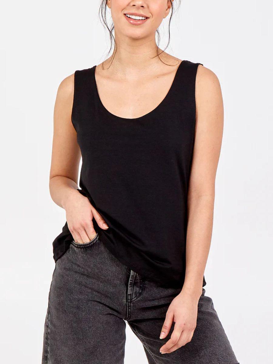 Plus Luxe Double Layer Vest Top