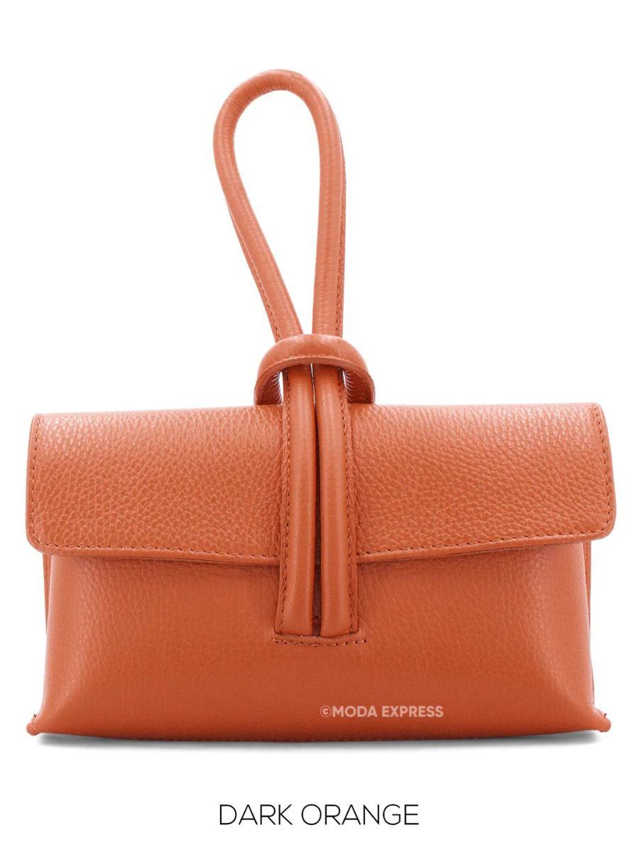 Loop Handle Leather Bag