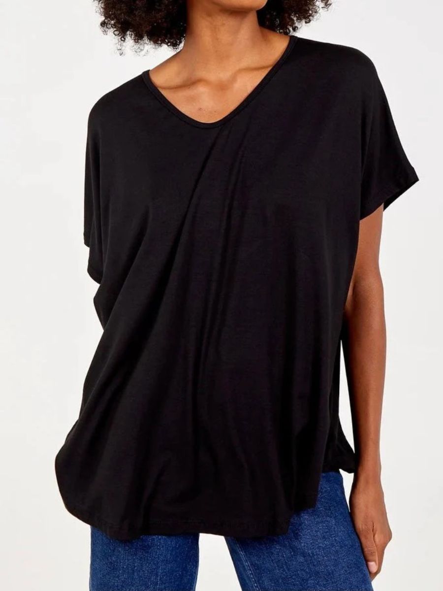 Soft VNeck Plain T-Shirt