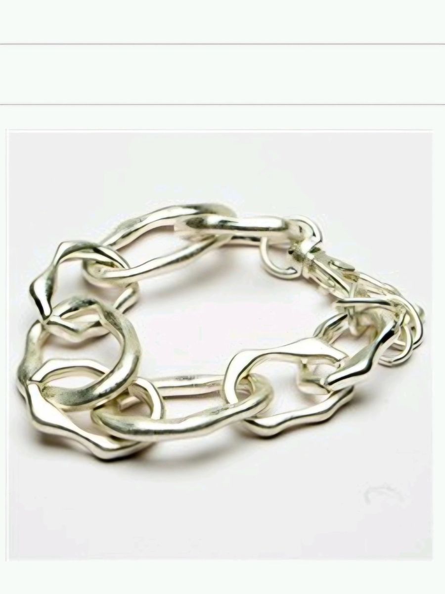 Mis-Shape Chain Link Bracelet