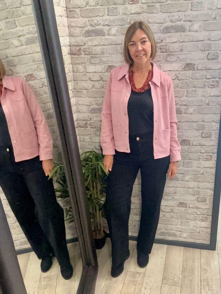 Faux Suede Jacket