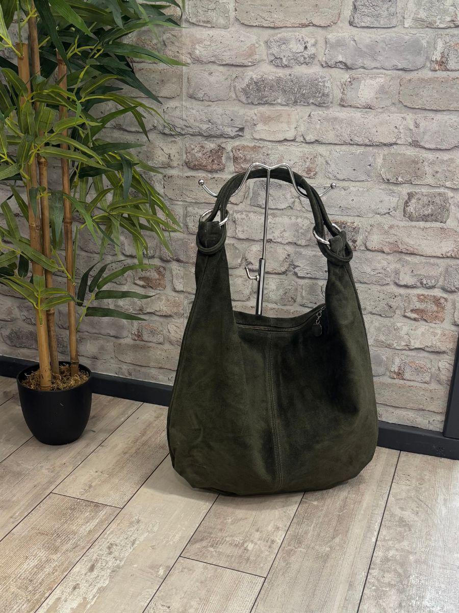Suede Shoulder Bag