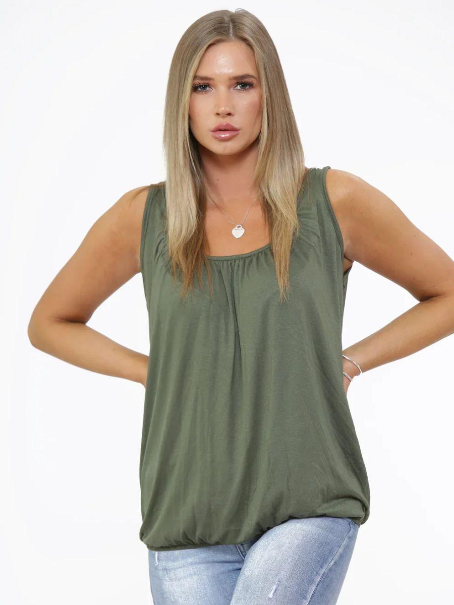 Elastic Hem Vest