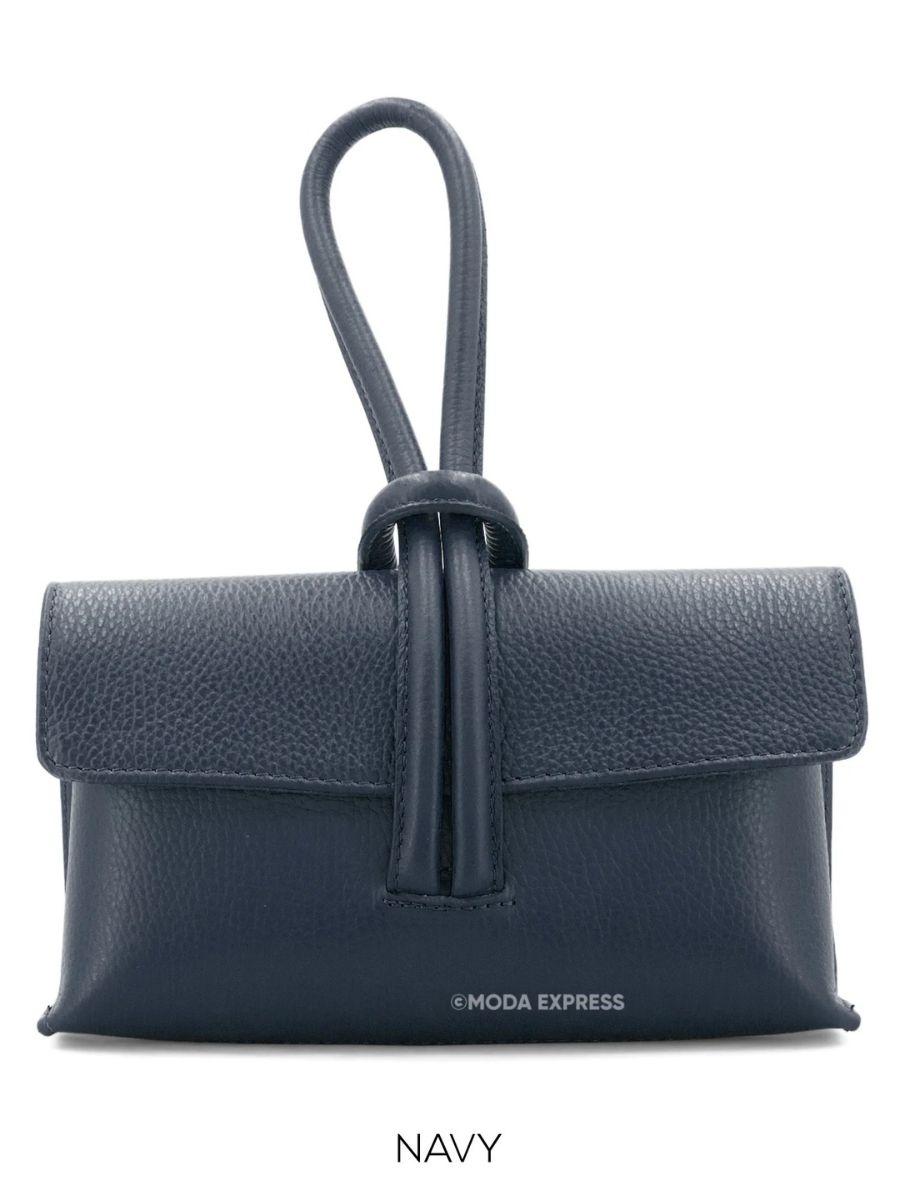 Loop Handle Leather Bag
