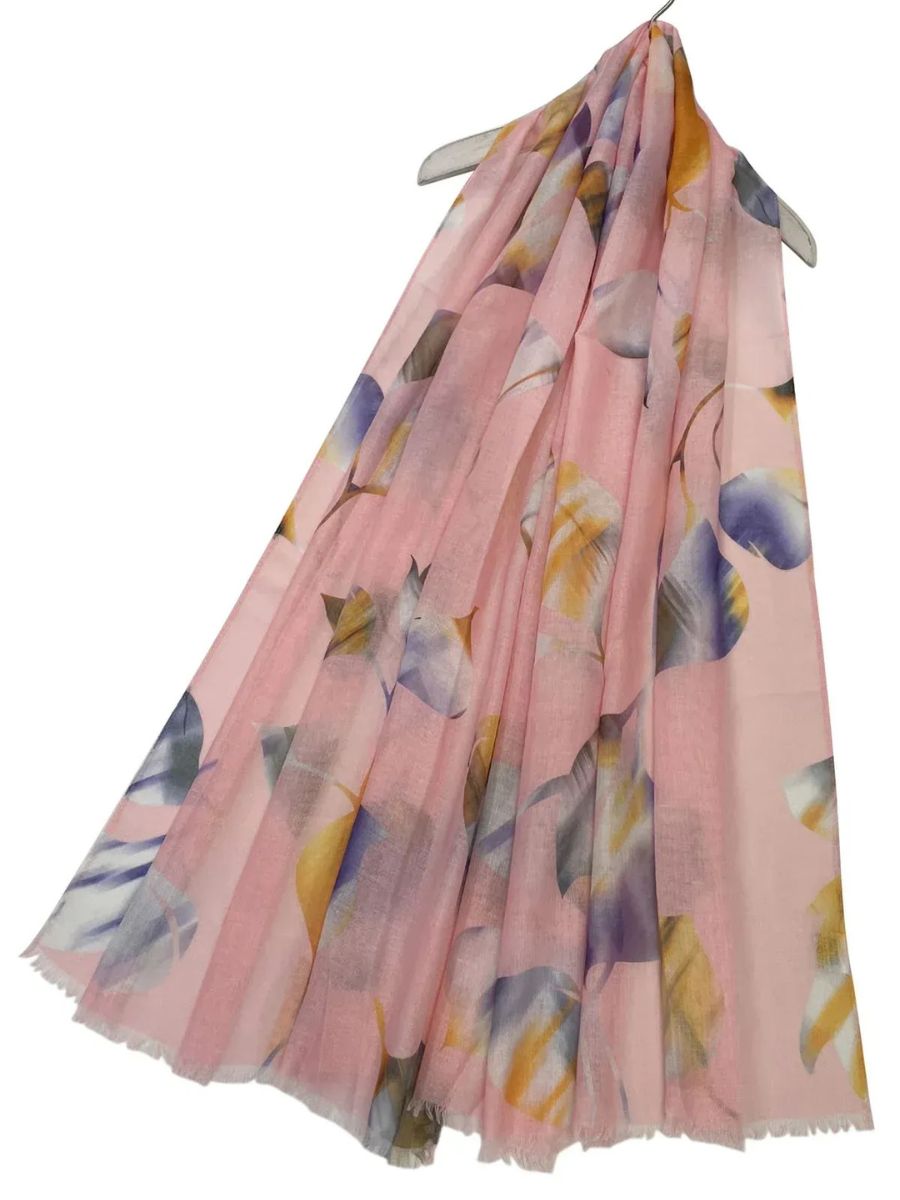 Magnolia Print Flower Scarf