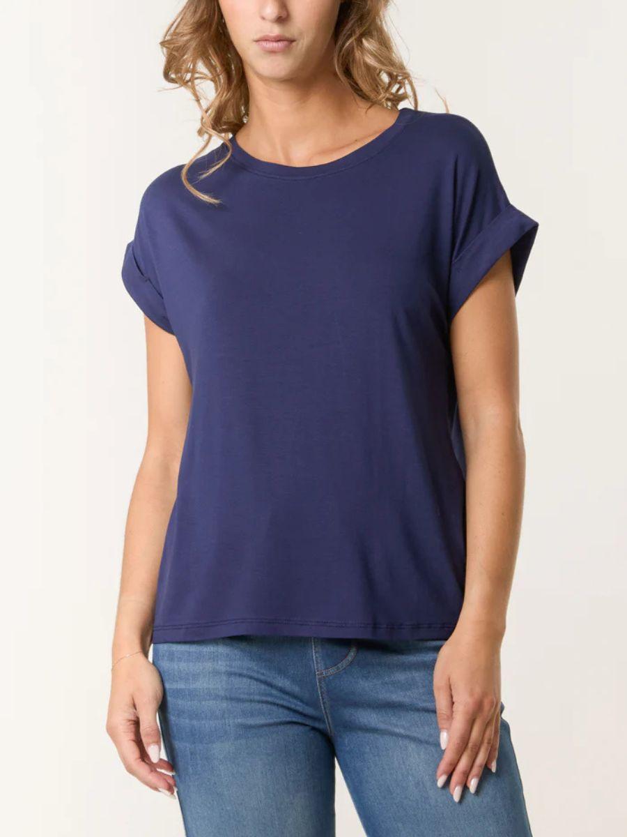 Soft Round Neck Short Sleeve T-Shirt