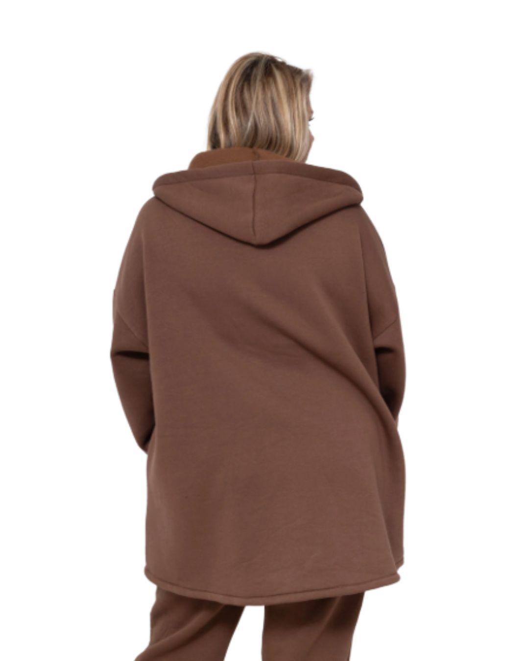 Thick Fleece Lined Hooded Jacket