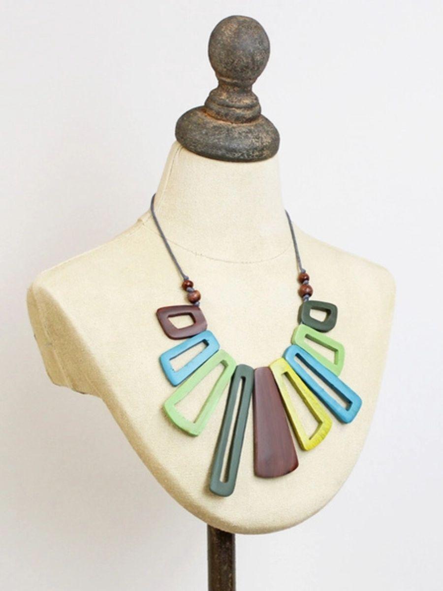 Wooden "Kasandra" Earrings - Fish Hook and Lightweight