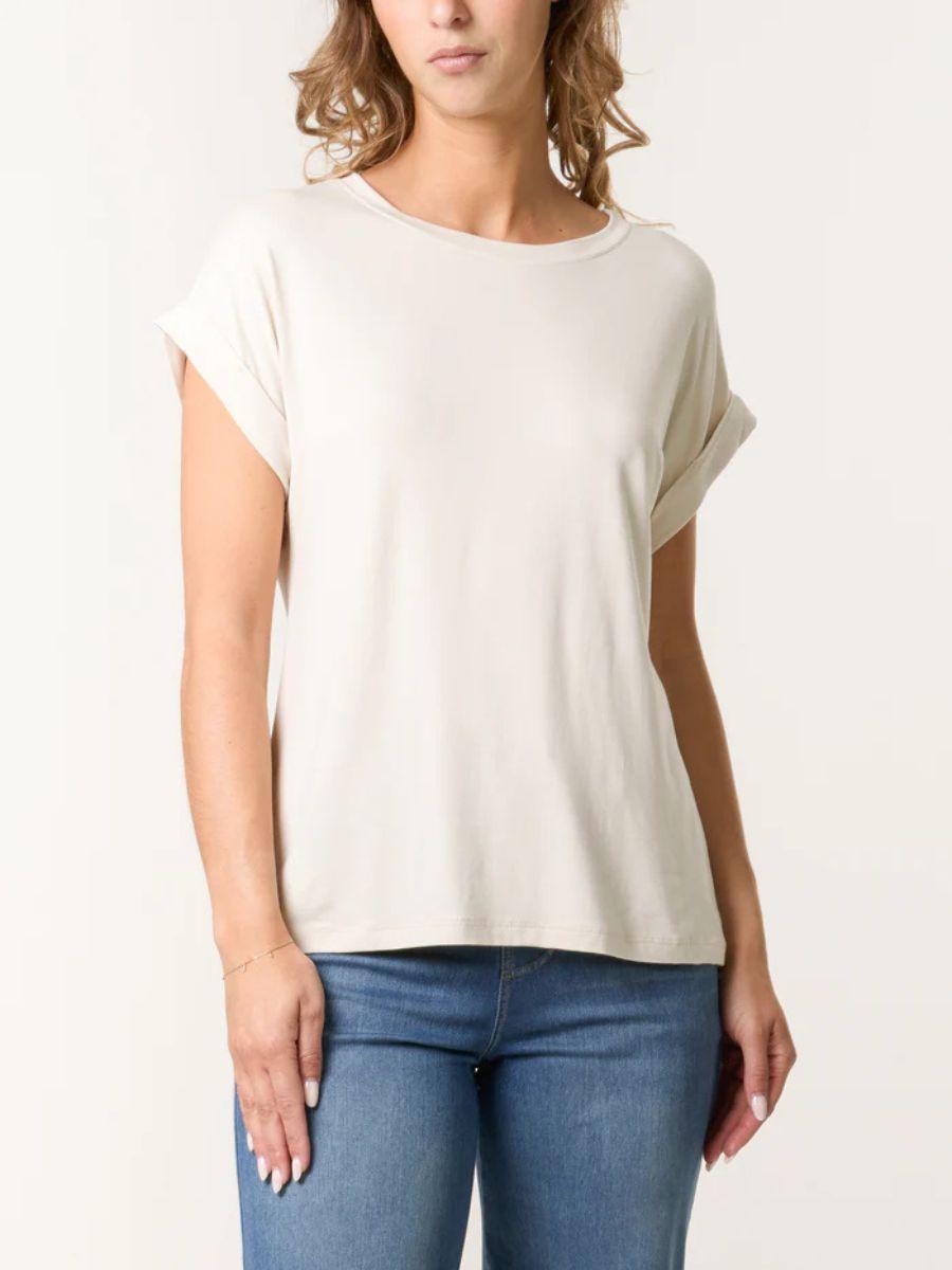 Soft Round Neck Short Sleeve T-Shirt