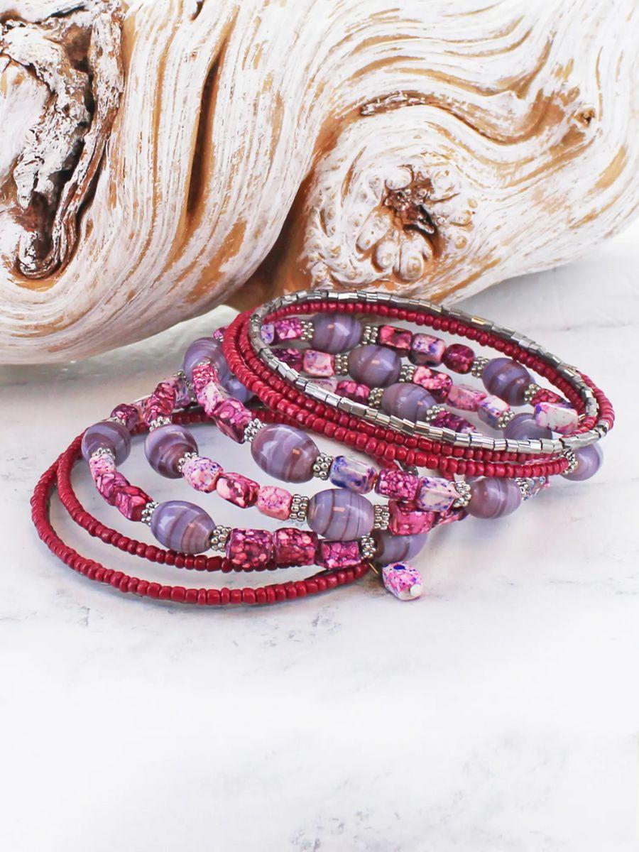 Beaded Spiral Bracelet