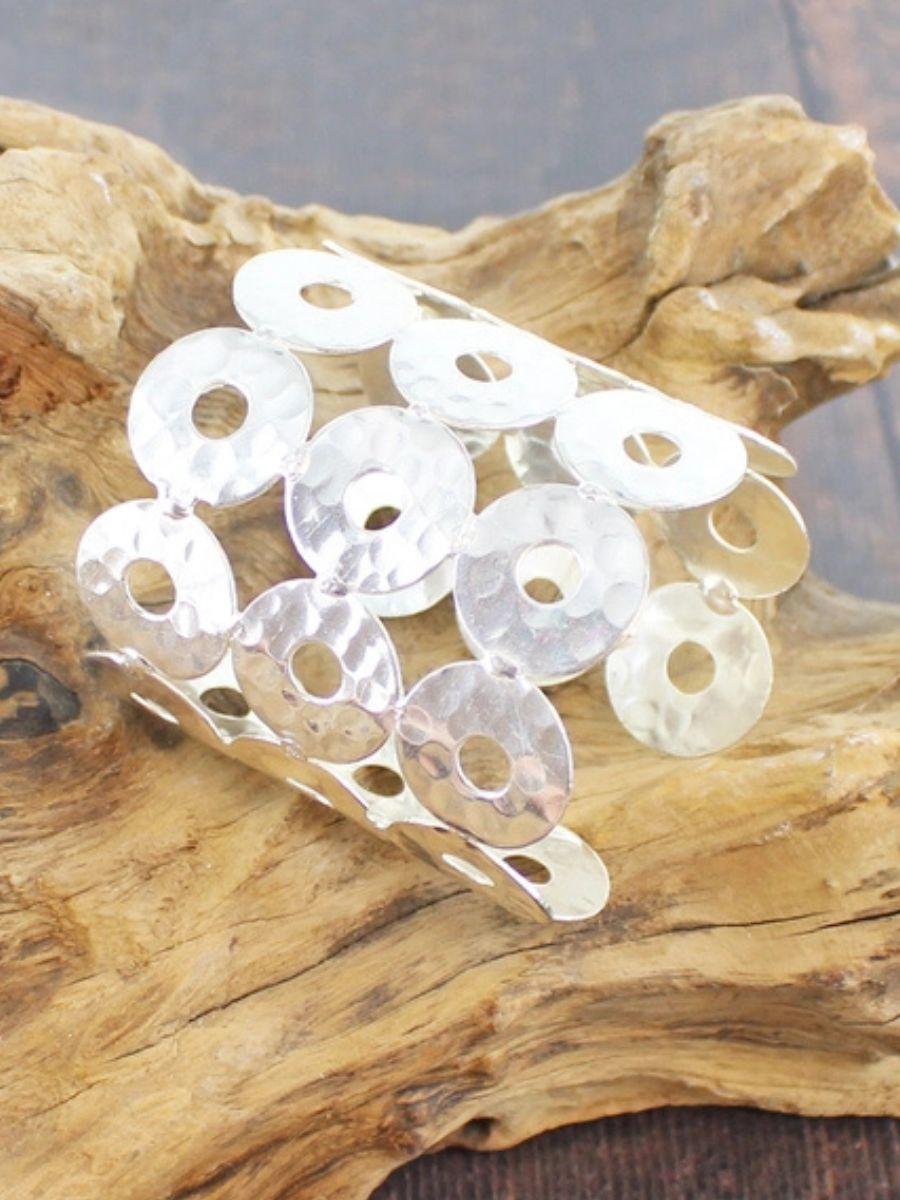 Beaten Ring Cuff - Adjustable and comfortable design