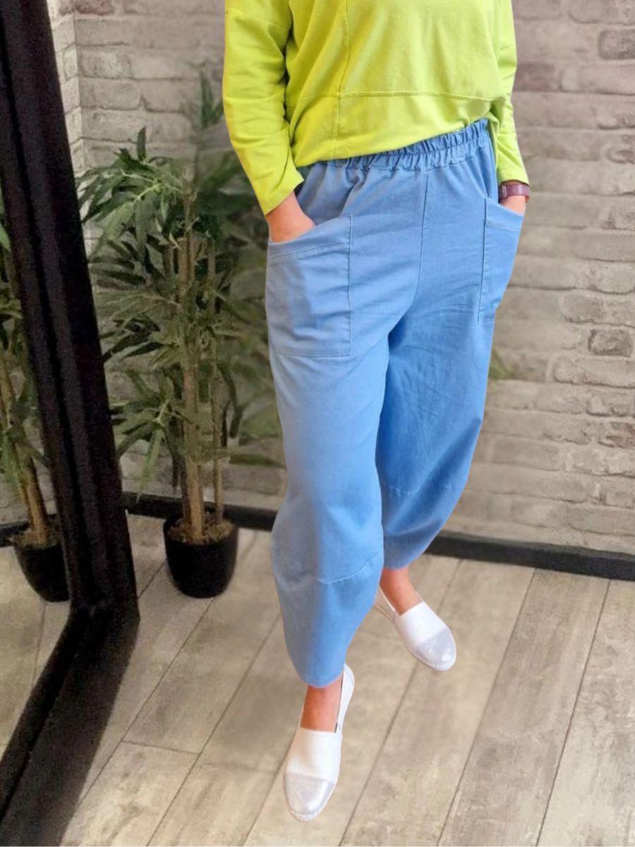Denim Harem Trousers
