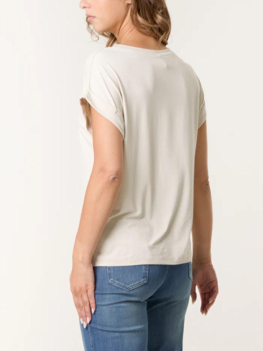 Soft Round Neck Short Sleeve T-Shirt