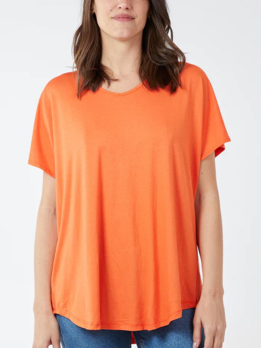 Soft VNeck Plain T-Shirt