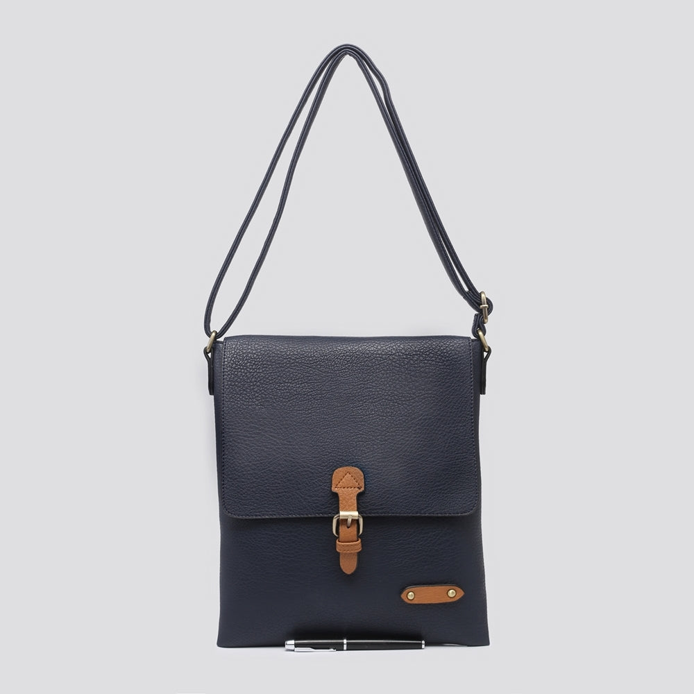 Soft Touch Crossbody Bag - Adjustable Extra Long Strap