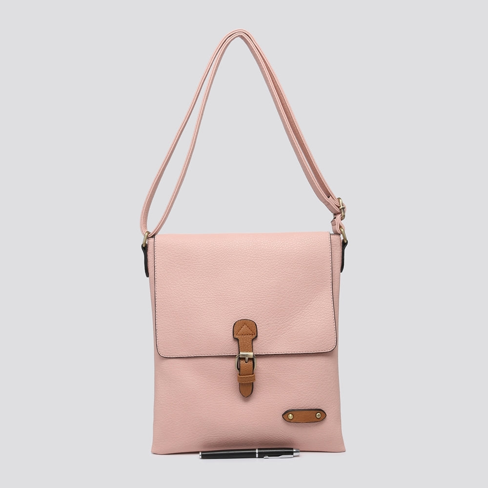 Soft Touch Crossbody Bag - Adjustable Extra Long Strap