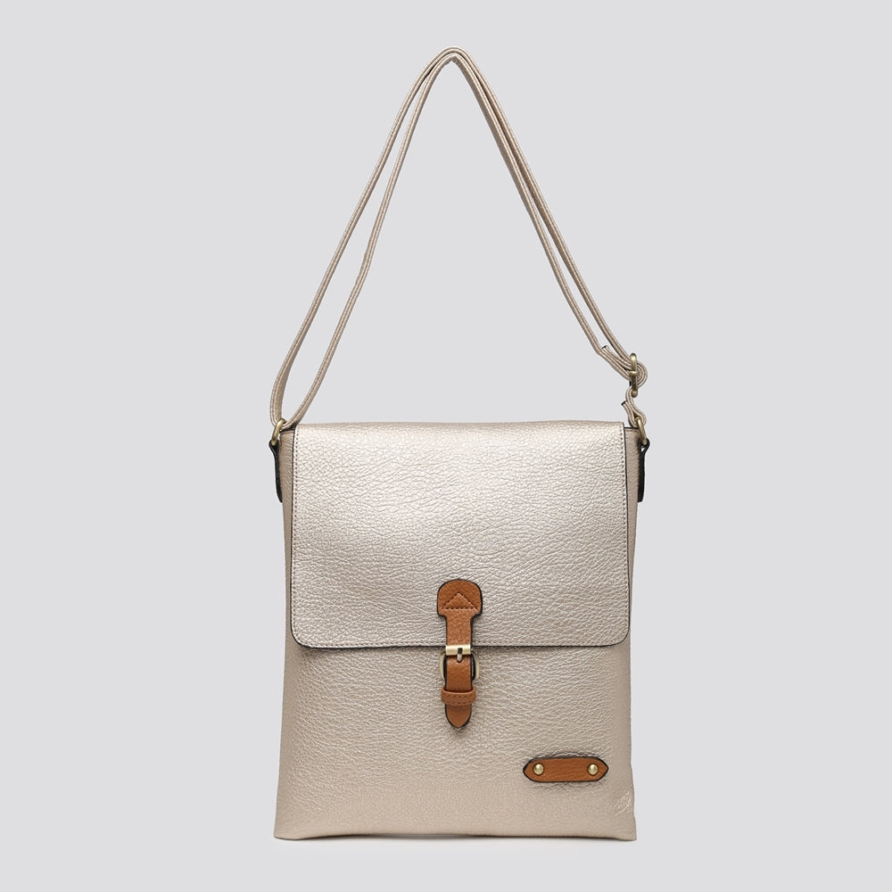 Soft Touch Crossbody Bag - Adjustable Extra Long Strap