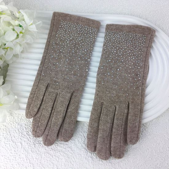 Sparkle Gloves - Gradient Sparkle From Edge Towards The Fingers