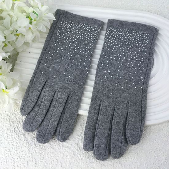 Sparkle Gloves - Gradient Sparkle From Edge Towards The Fingers