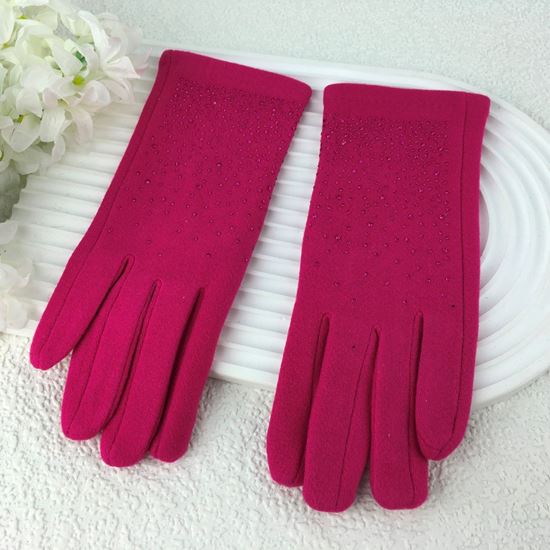 Sparkle Gloves - Gradient Sparkle From Edge Towards The Fingers
