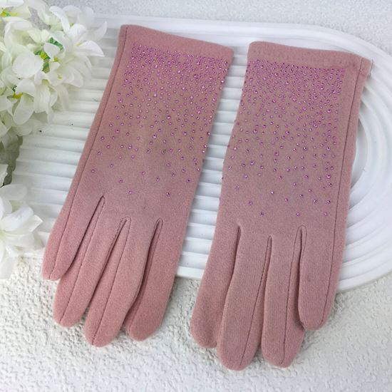 Sparkle Gloves - Gradient Sparkle From Edge Towards The Fingers