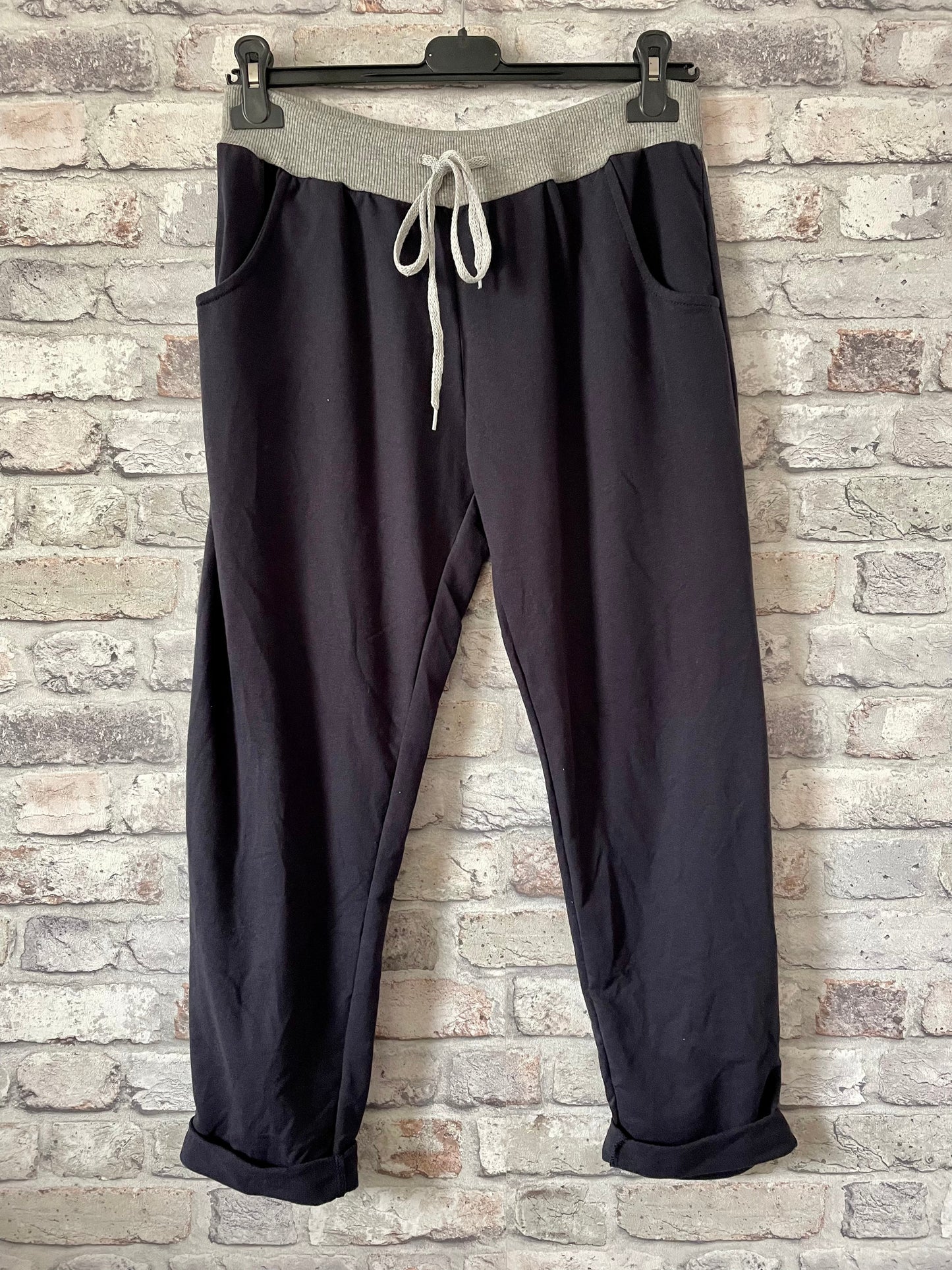 Cotton Trouser - Plain with a soft jersey waistband
