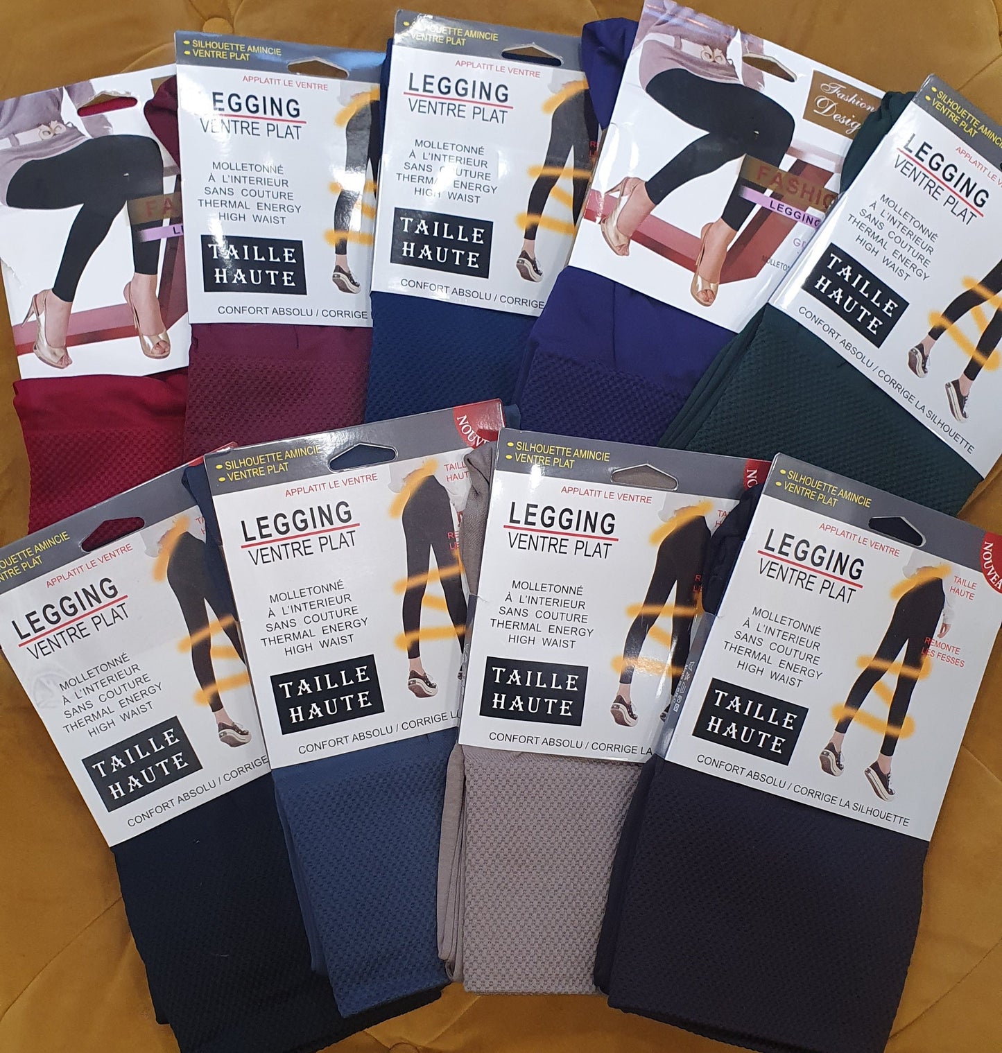 Fleece Lined Leggings - Regular Size in Various Colours