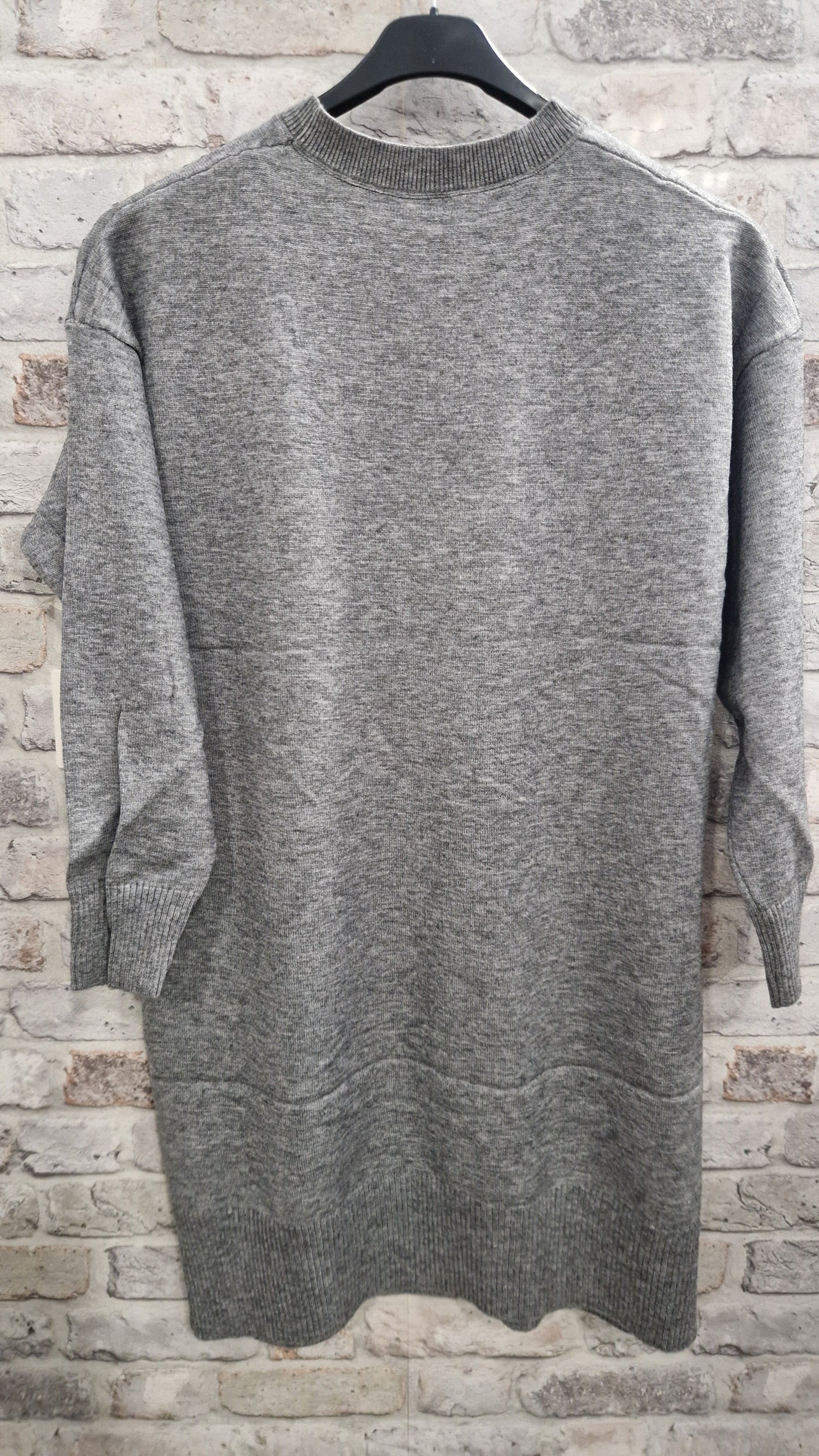 Sequin Detail Jumper Dress - All Over Sequin Detail to Front