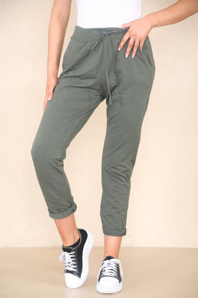 Jogging Trousers on model - Cotton Comfort Style in 2 Sizes