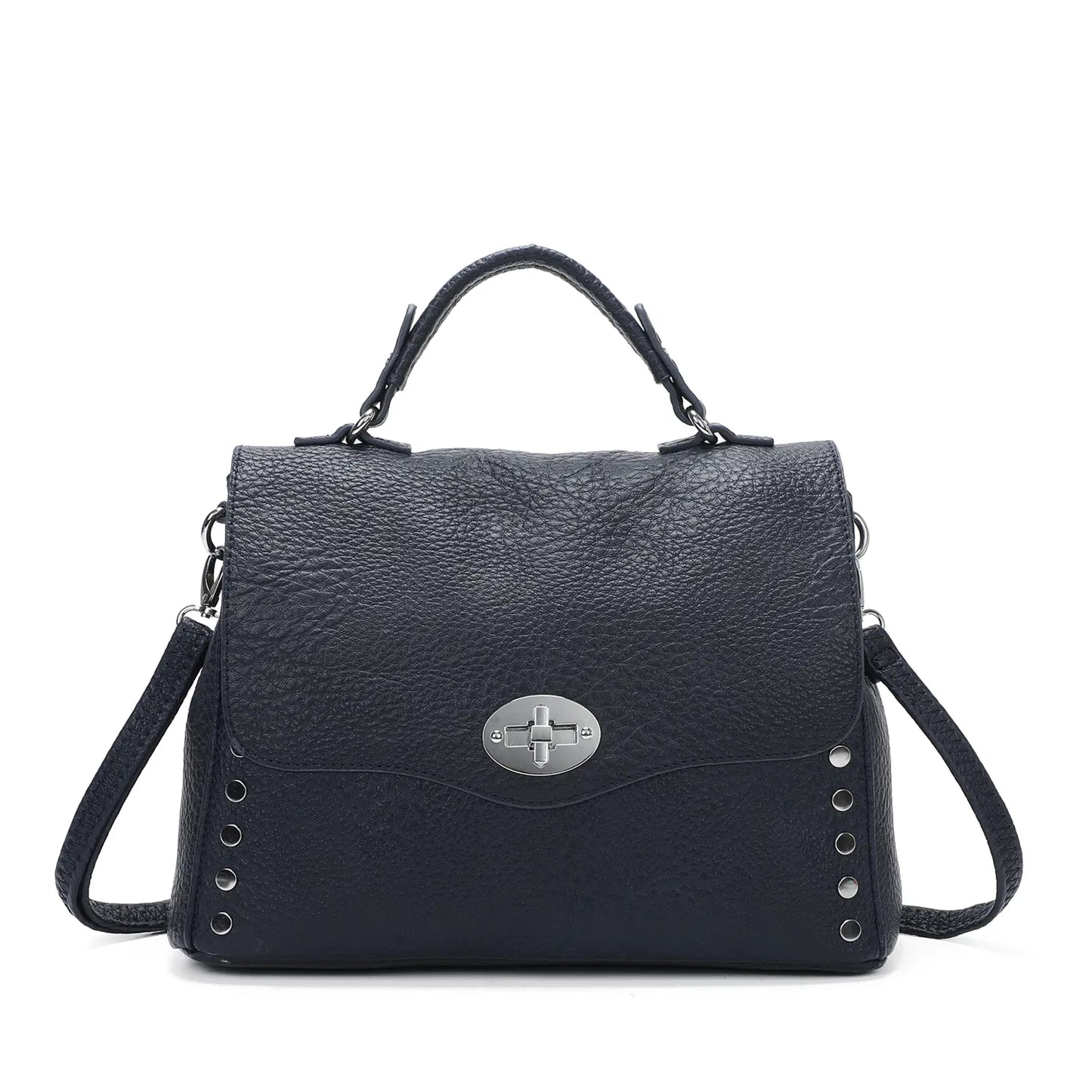 Grab Bag - Stud Detail, Soft Touch and Twist Lock Fastening