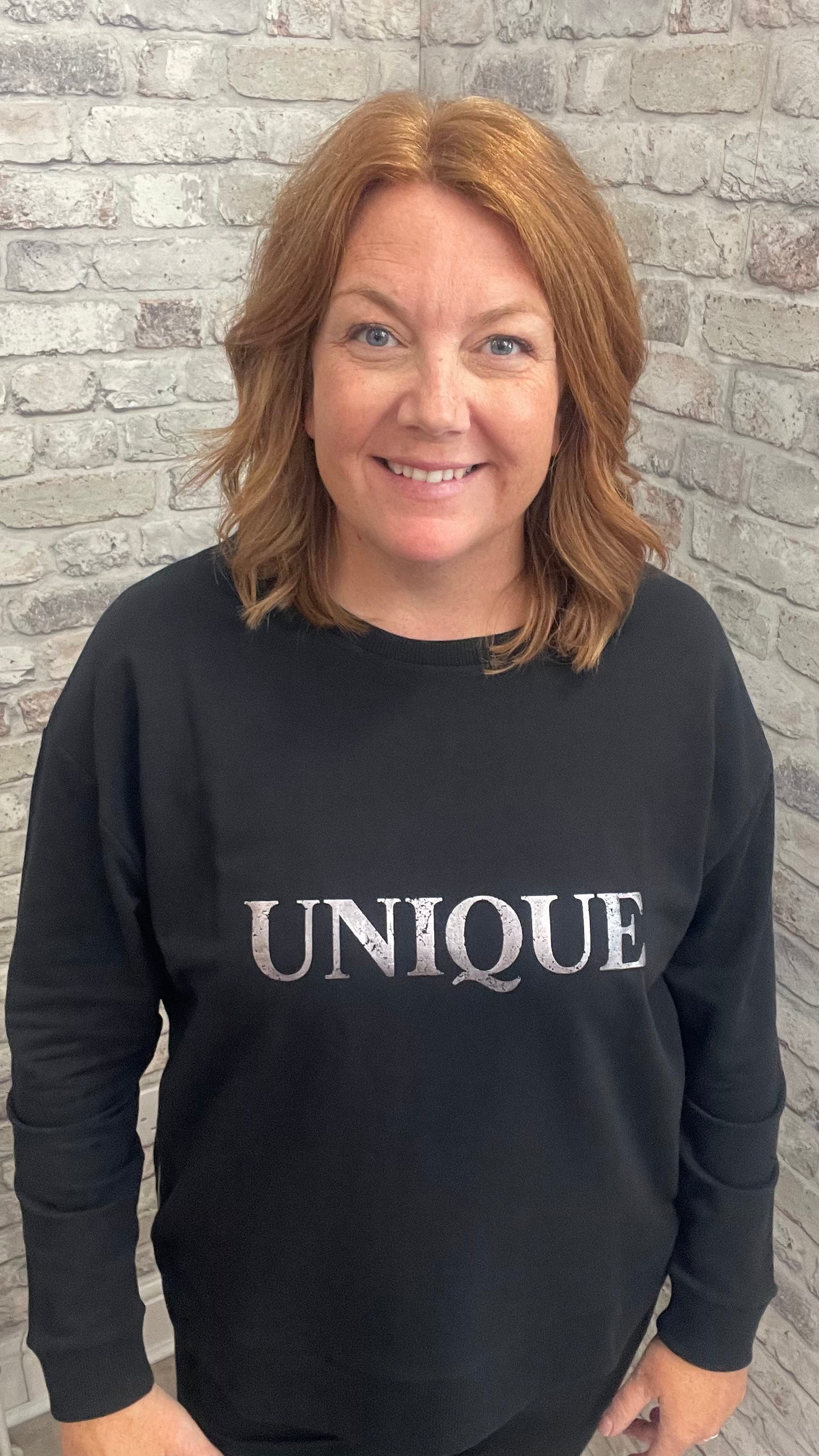Unique Foil Zip Sweatshirt - various colours available
